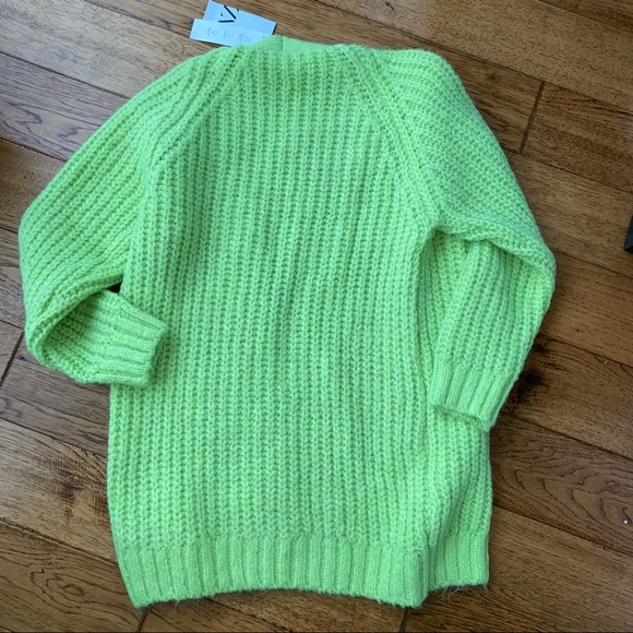 Zara Neon Sweater 🆕 - Picture 2 of 3